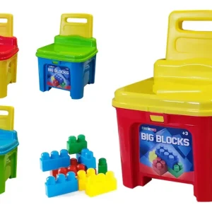 Sedia con costruzioni