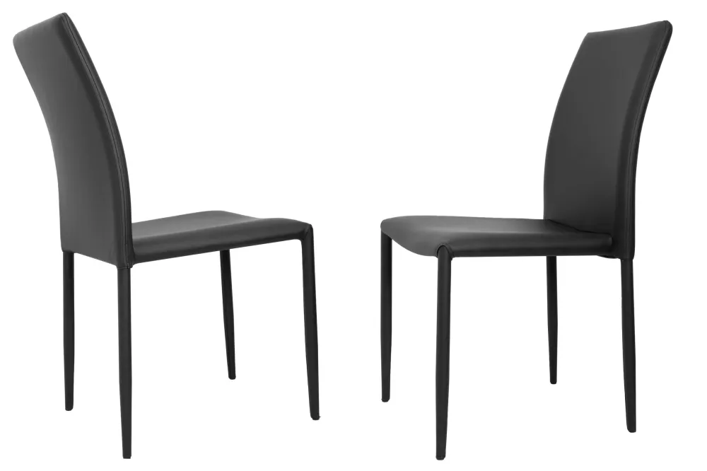 Sedia con Rivestimento Cuoio Rigenerato Rizzetti Vanity Fango
