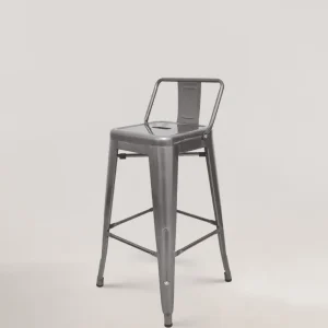 Sedia contropiede metallo lix grigio