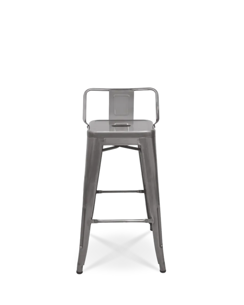 Sedia contropiede metallo lix grigio