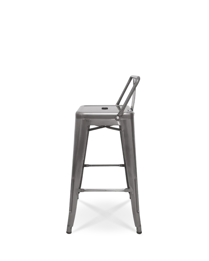 Sedia contropiede metallo lix grigio