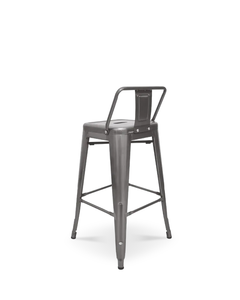 Sedia contropiede metallo lix grigio