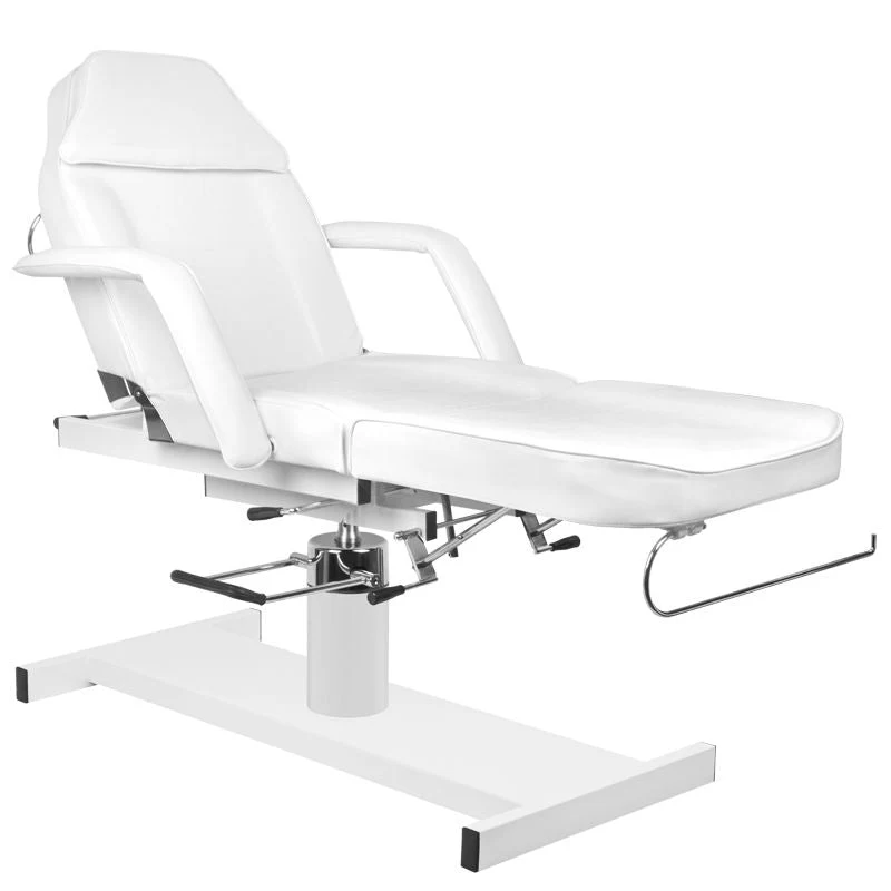 Sedia cosmetica idraulica 210d con culla bianca