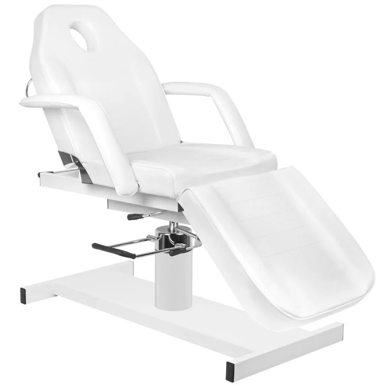 Sedia cosmetica idraulica 210d con culla bianca