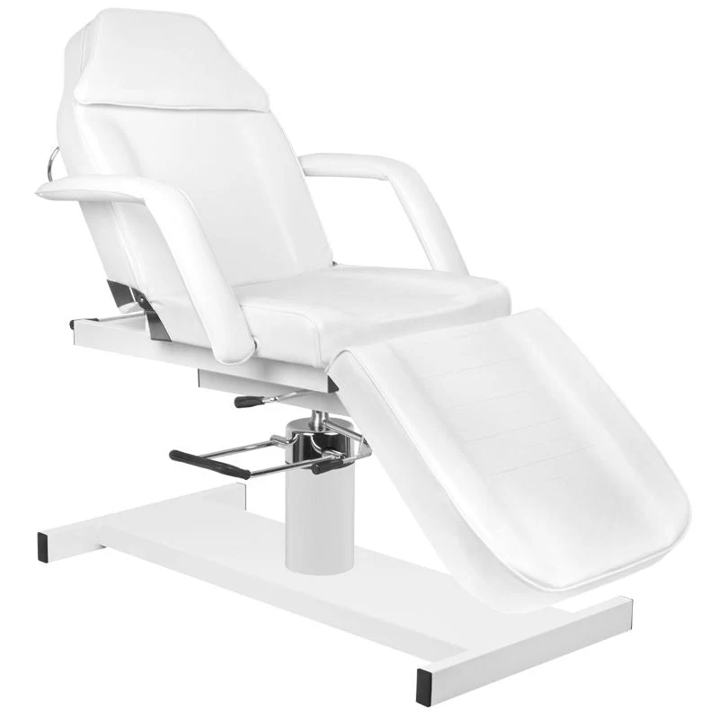 Sedia cosmetica idraulica 210d con culla bianca