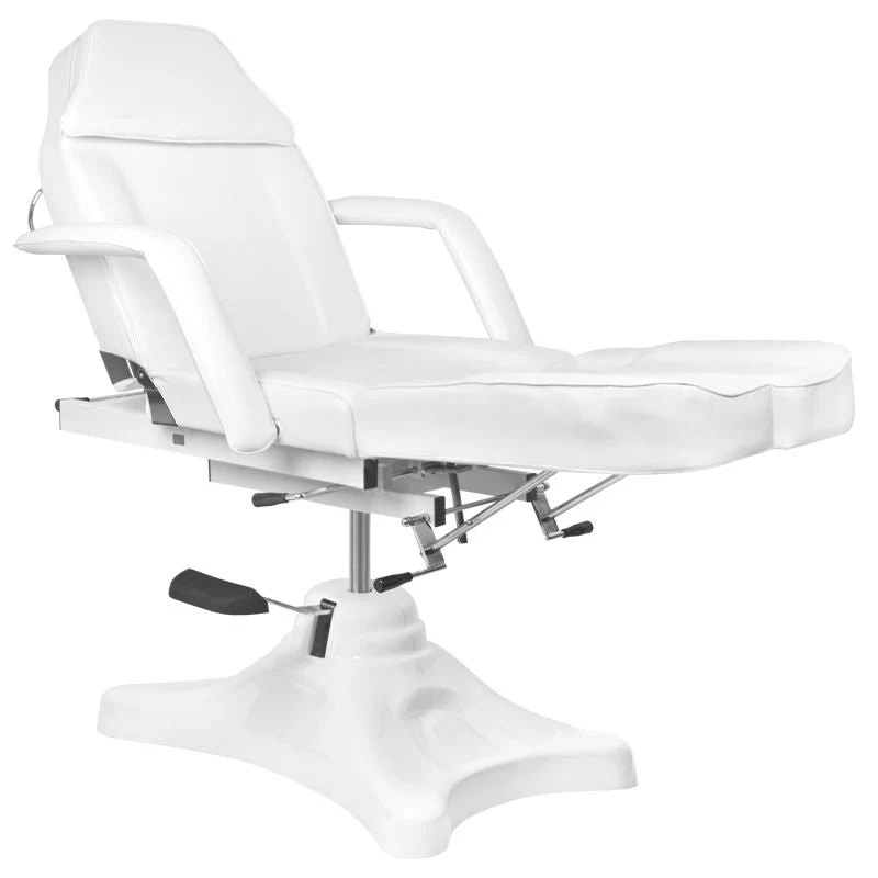 Sedia cosmetica idraulica 234c pedi bianca