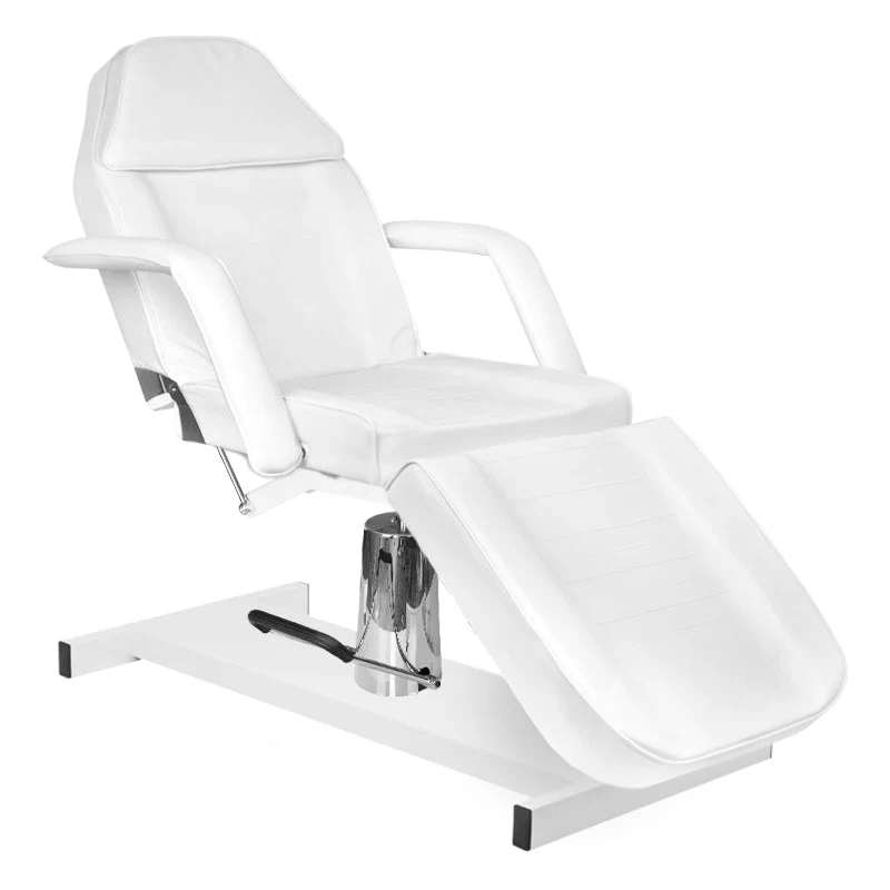 Sedia cosmetica idraulica base 210 bianca