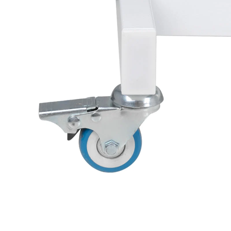 Sedia cosmetica idraulica base 210 bianca su ruote