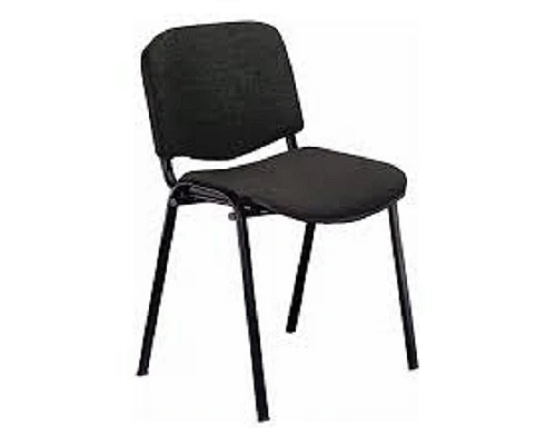 SEDIA DADO VISITATORE TESSUTO IMBOTTITA NERO
