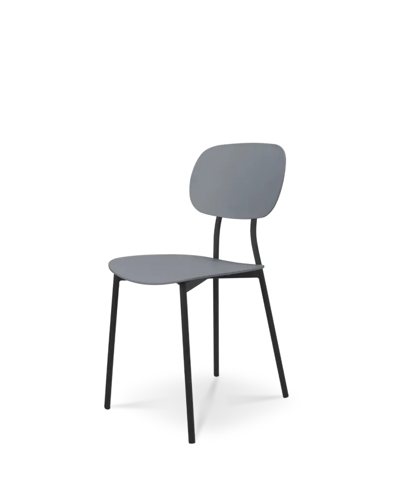 Sedia di design Aglaja Rolling Stone Grey