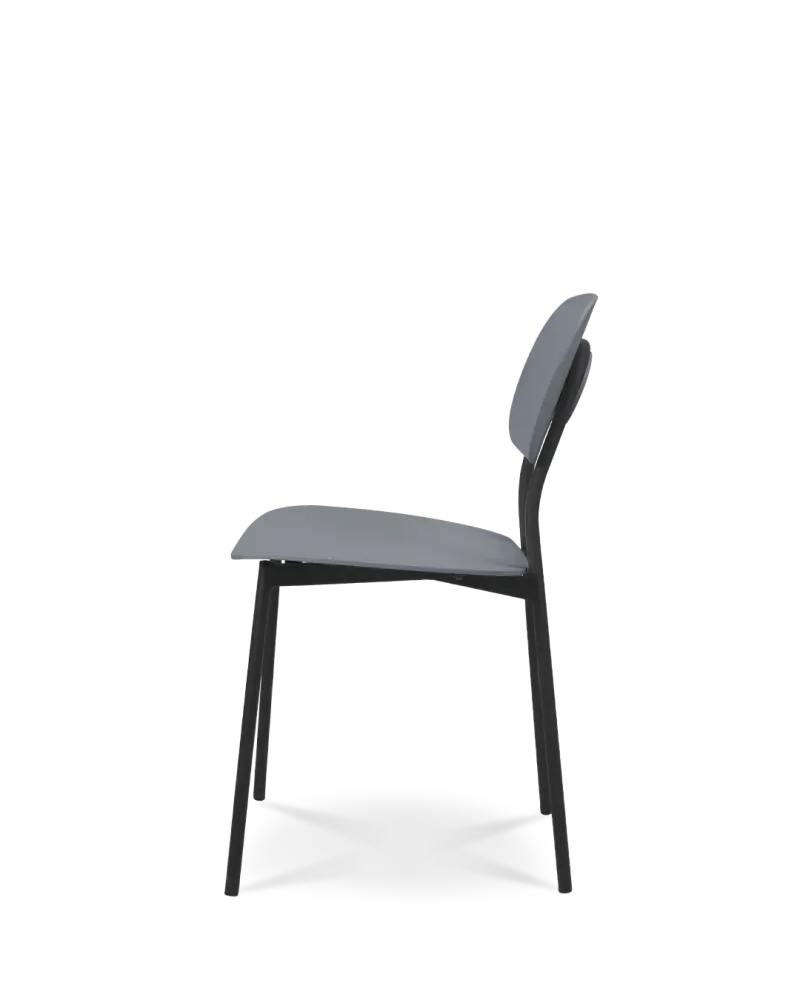 Sedia di design Aglaja Rolling Stone Grey