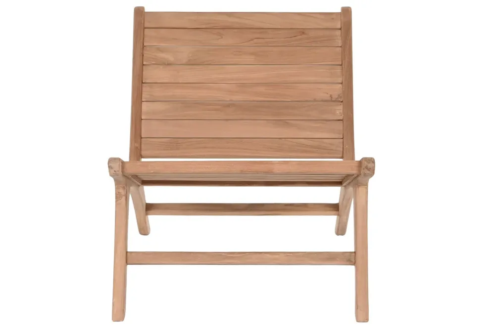 Sedia design living legno teak