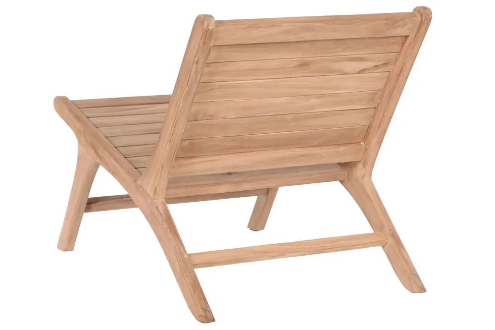 Sedia design living legno teak