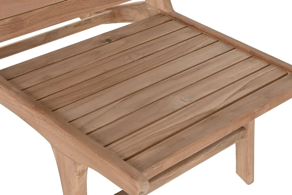 Sedia design living legno teak