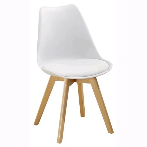 Sedia Design "Soft" Bianca Hw57908 4 Pz