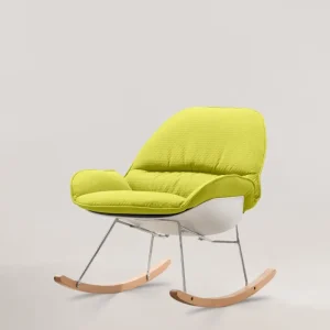 Sedia dondolo juno giallo