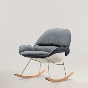 Sedia dondolo juno grigio