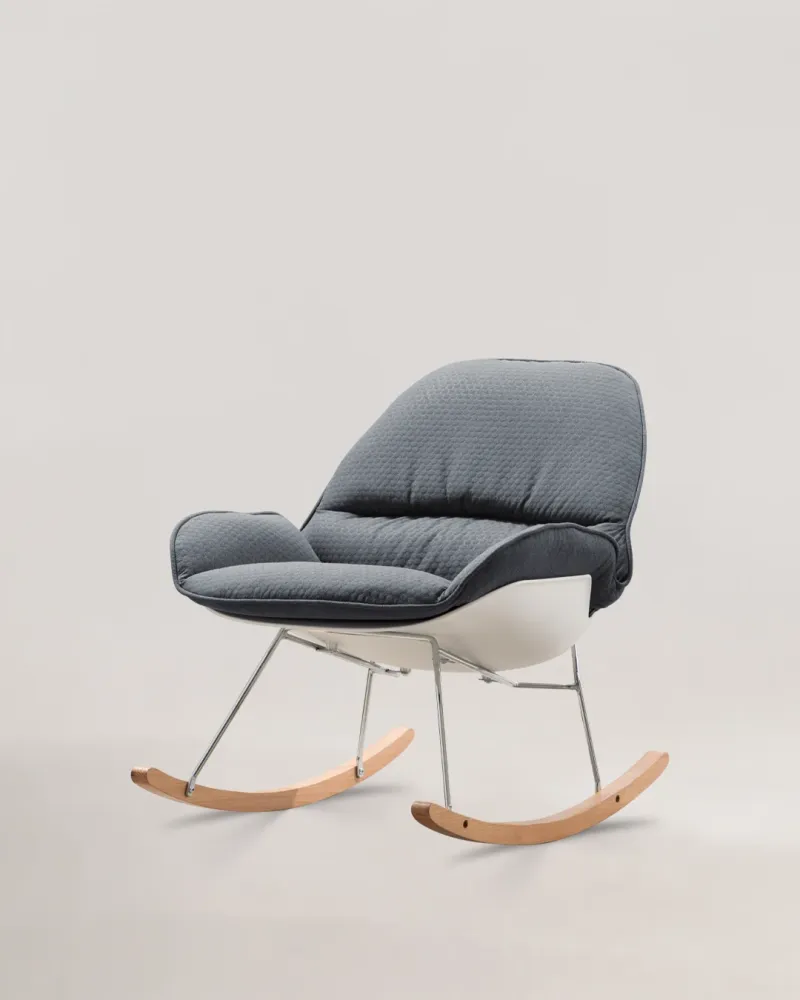 Sedia dondolo juno grigio