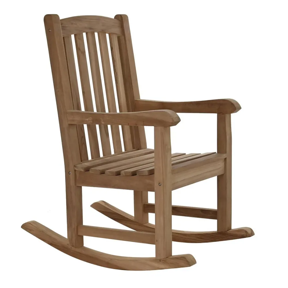 Sedia dondolo teak giardino