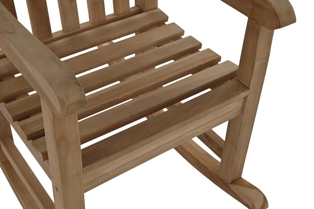Sedia dondolo teak giardino