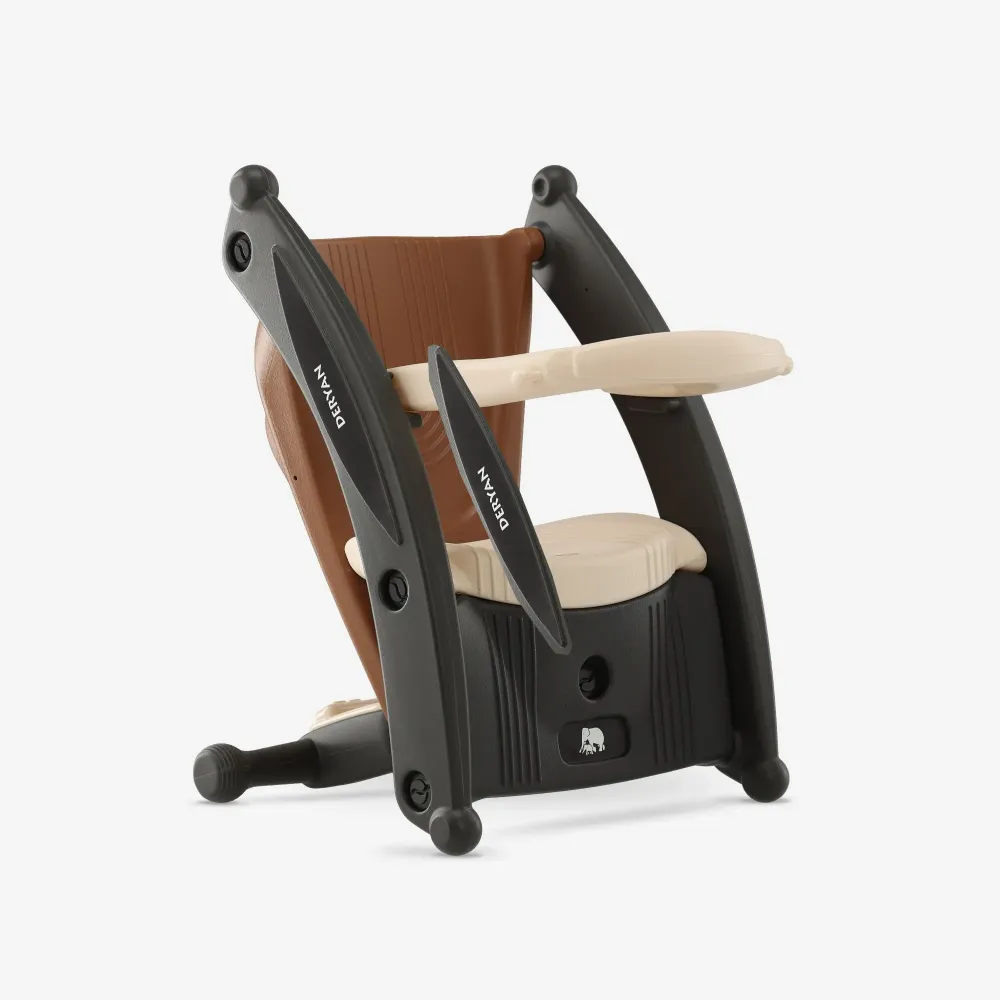 Sedia e dondolo Tobi 2 1 - Marrone/Crema