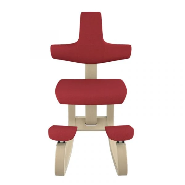 Sedia ergonomica Varier Thatsit Naturale - Rosso