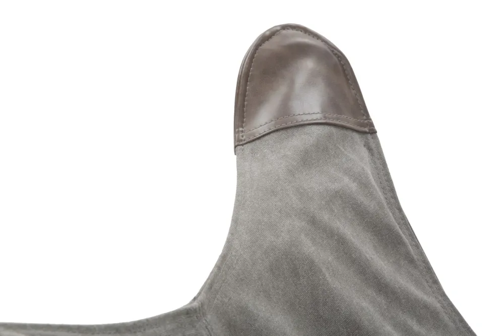Sedia farfalla ferro seduta tessuto cm 74x71x103h