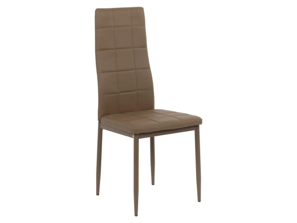 Sedia fiona tortora pvc 46,5x41x98,5cm