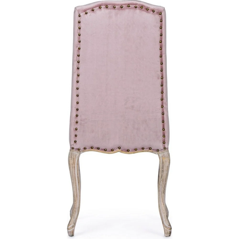 Sedia francese provenzale rosa antico