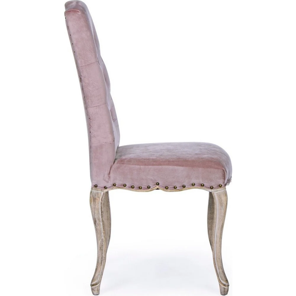 Sedia francese provenzale rosa antico