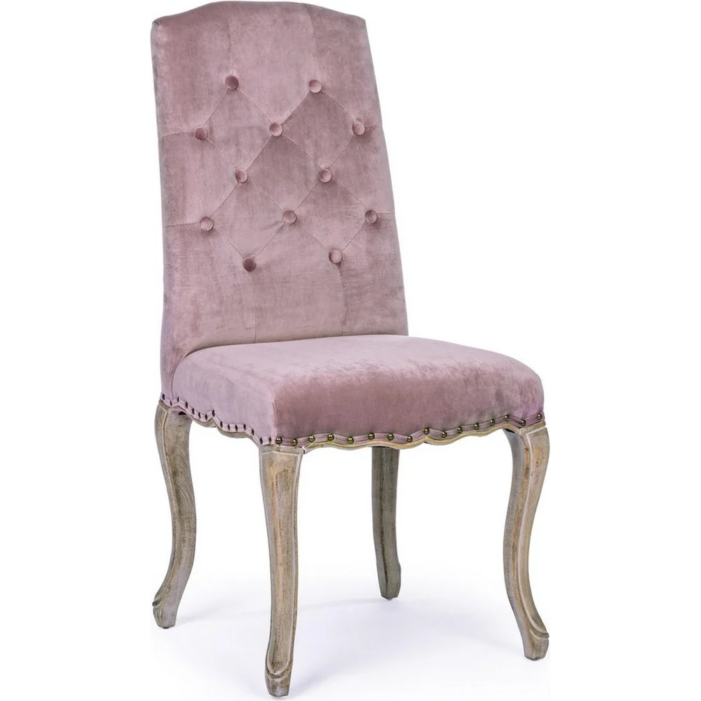 Sedia francese provenzale rosa antico