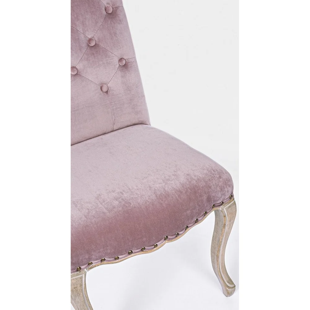 Sedia francese provenzale rosa antico