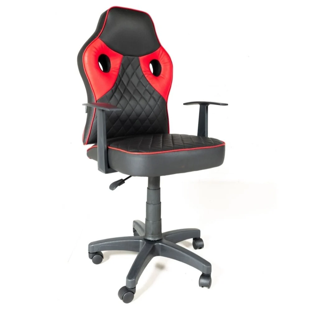 Sedia da Gaming 50x50x60 cm Spider nero rosso