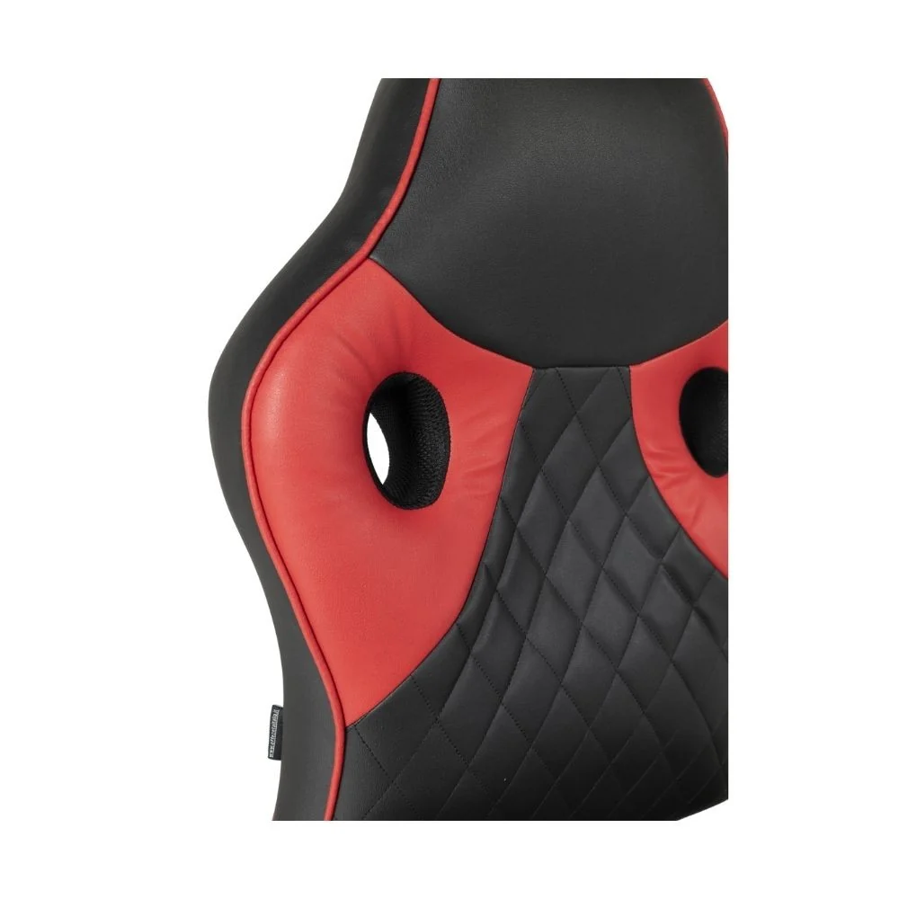 Sedia da Gaming 50x50x60 cm Spider nero rosso