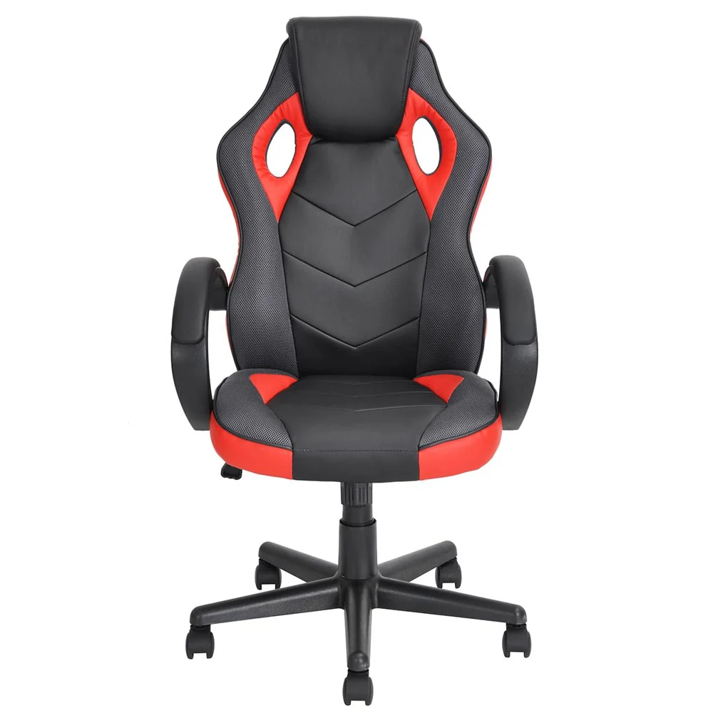 Sedia Gaming Poltrona da Ufficio Direzionale Ruote Girevoli Sportiva Racer Rosso