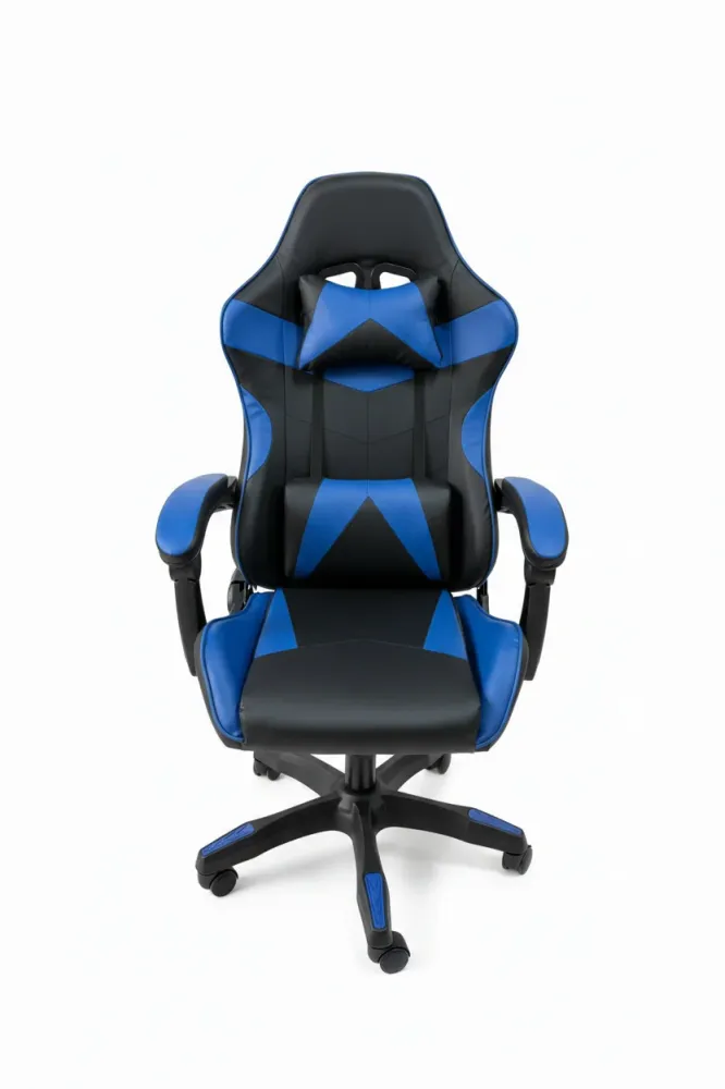 Sedia Gaming Reclinabile Blu e Nera - Max 130kg