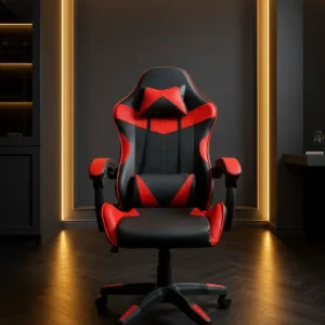 Sedia Gaming Reclinabile Rossa e Nera - Max 130kg