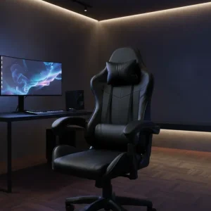 Sedia Gaming Reclinabile Total Black - Max 130kg