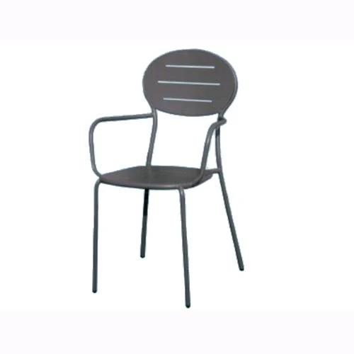 Sedia Da Giardino Esterno Mod Family Struttura Acciaio 53X42Xh92 Cm