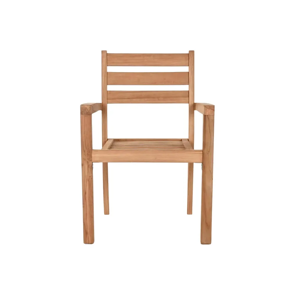 Sedia da giardino Home ESPRIT Marrone Teca 67 x 55 x 95 cm