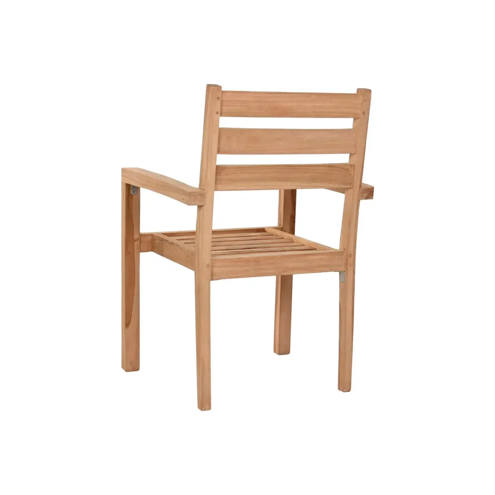 Sedia da giardino Home ESPRIT Marrone Teca 67 x 55 x 95 cm