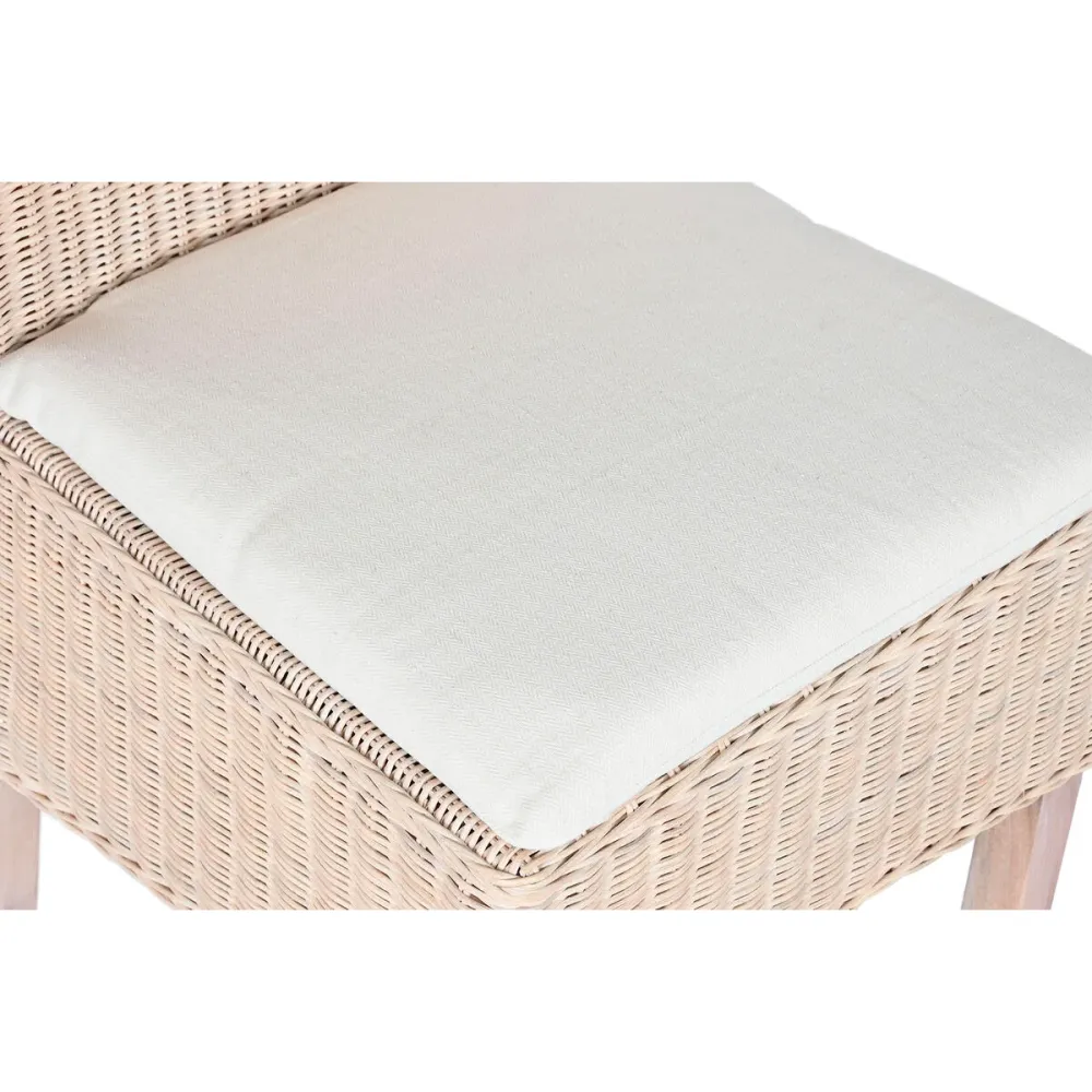 Sedia da giardino Home ESPRIT vimini Legno di mango 50 x 55 x 100 cm