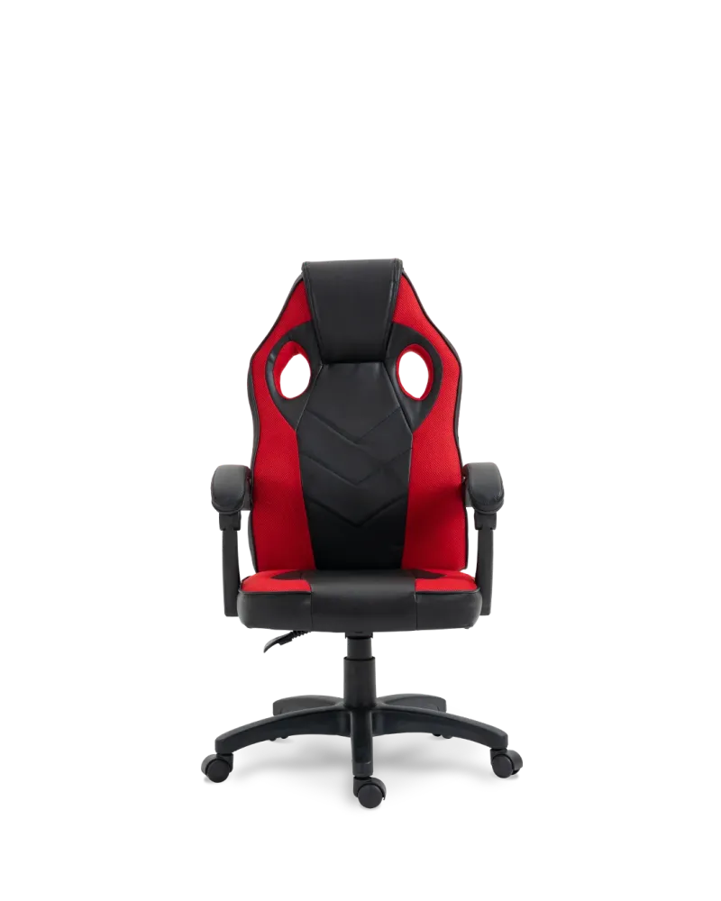 Sedia da gioco dione nera rossa
