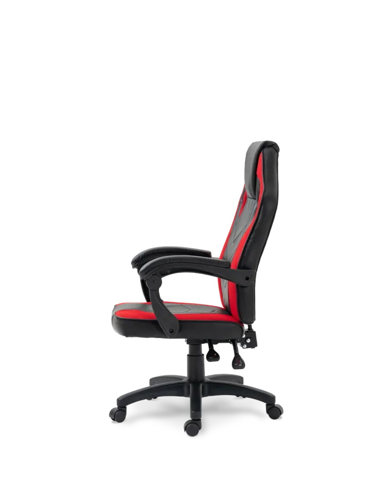 Sedia da gioco dione nera rossa