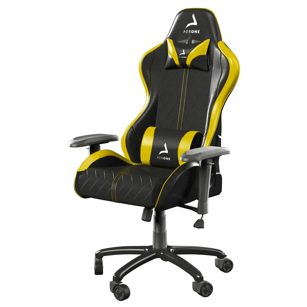 Sedia da gioco elettrica gialla serie Bronze