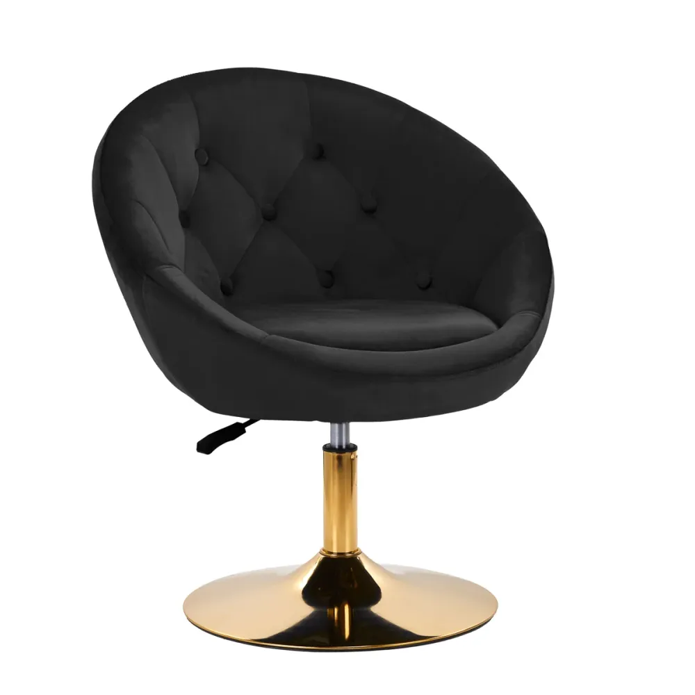 Sedia Girevole 4Rico QS-BL12B Velluto