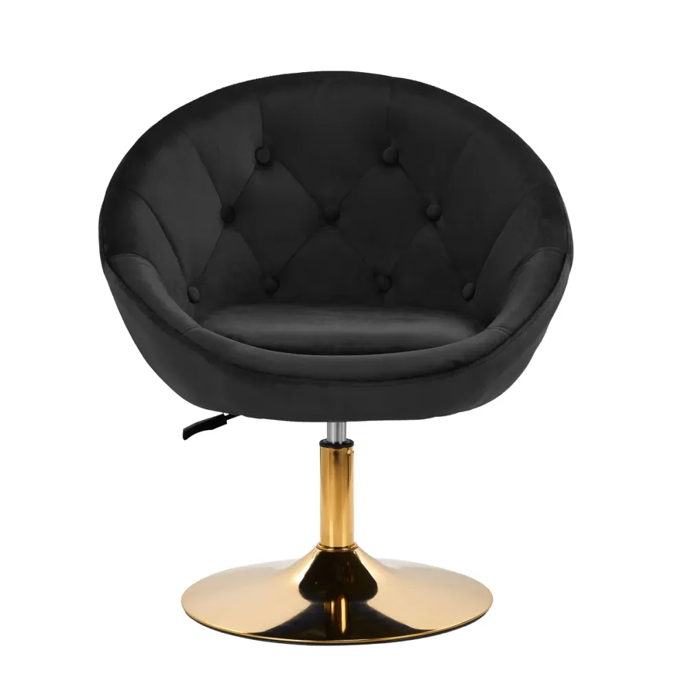 Sedia Girevole 4Rico QS-BL12B Velluto