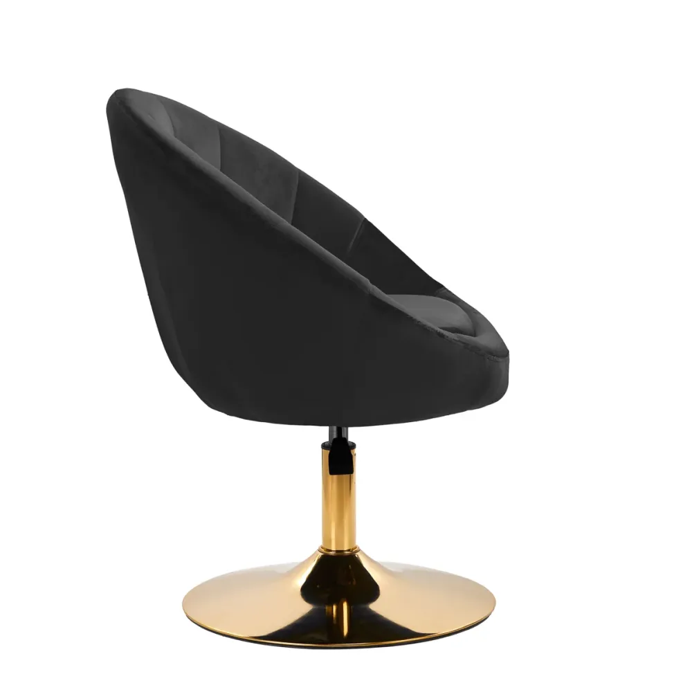 Sedia Girevole 4Rico QS-BL12B Velluto