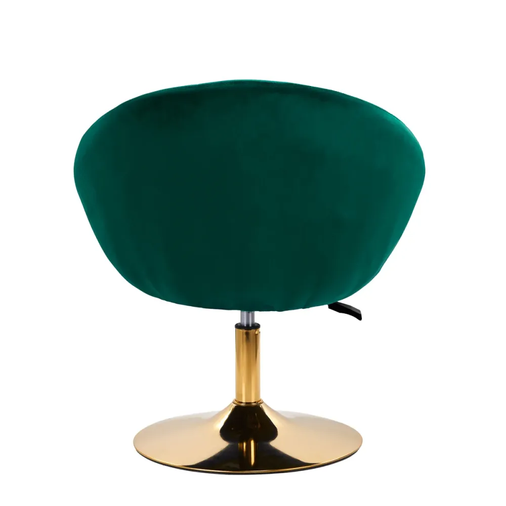 Sedia Girevole 4Rico QS-BL12B Velluto Verde