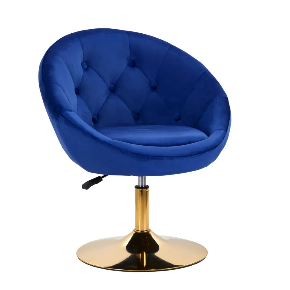 Sedia girevole 4Rico QS-BL12G blu navy